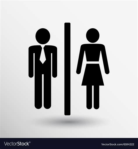 Restroom Icons Man And Woman Symbol Male Female Toile - vrogue.co