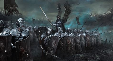 warrior, fantasy art, war, digital art, wings, army, Winged Hussars ...