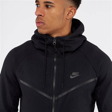 Mens Clothing - Nike Sportswear Tech Fleece Windrunner - Black - 805144 ...