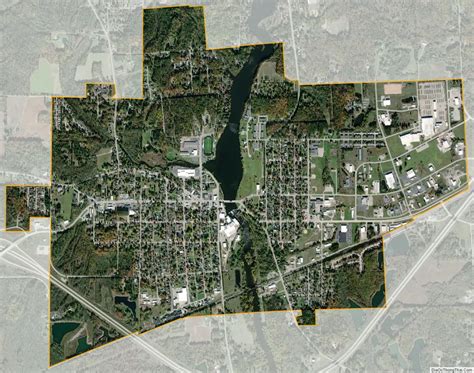 Map of Peshtigo city