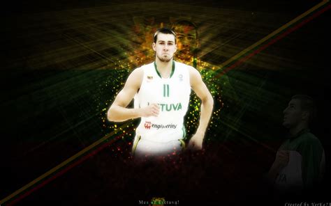 Jonas Valanciunas Lithuania Team Wallpaper