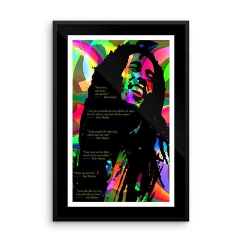 Bob Marley Quotes Framed poster (Free shipping) | Bob marley quotes ...