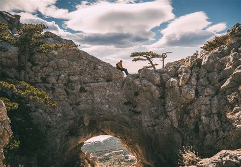 Hiking trails on Biokovo mountain offer stunning views over the sea ...