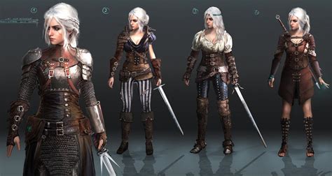 Ciri redesign by Klaus Wittman (concept artist for CDPR) : r/witcher