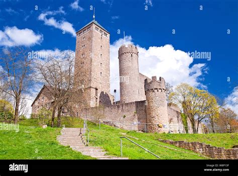 Starkenburg castle at Heppenheim, Hesse, Germany Stock Photo - Alamy