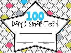 100 days smarter certificate | 100th day, Printable certificates, 100 days of school