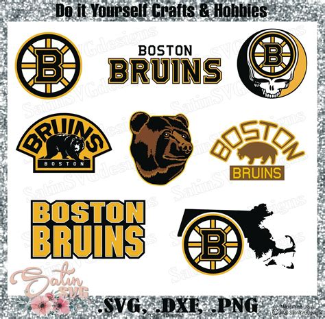 Boston Bruins NEW Custom NHL Hockey Designs. SVG Files, Cricut ...