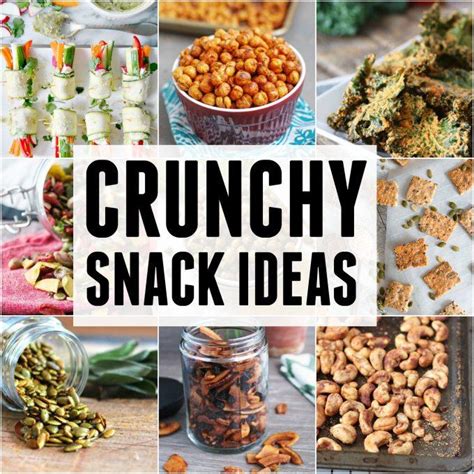 9 Healthy Crunchy Snacks