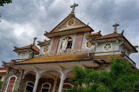 Catholic Monastery, Thien an Monastery Stock Image - Image of southeast, three: 125518525