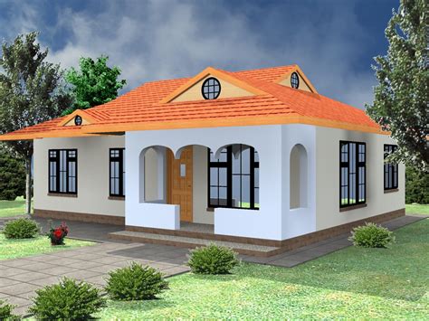 Some Best House Plans in Kenya: 3 Bedrooms Bungalows| HPD