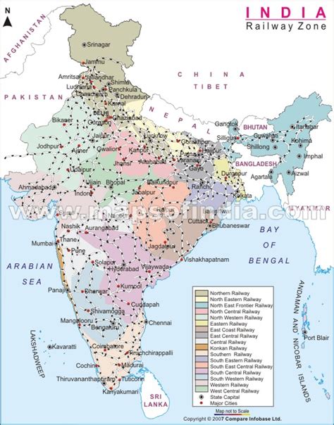 India train rail maps