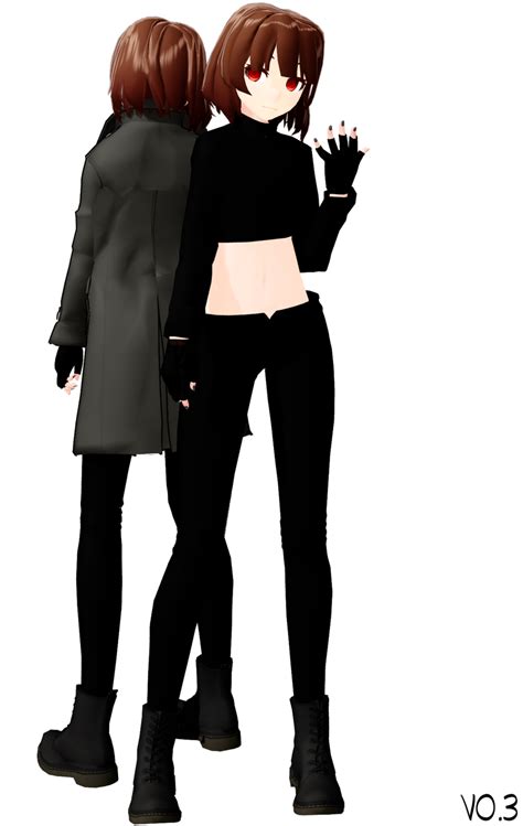 MMD models Chara Underworld AU [DL+] by poi789 on DeviantArt