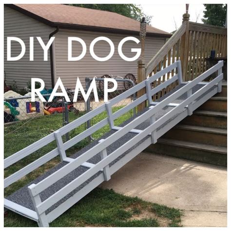 DIY Dog Ramp over stairs Dog ramp Diy dog ramp … | Dog ramp diy, Dog ...