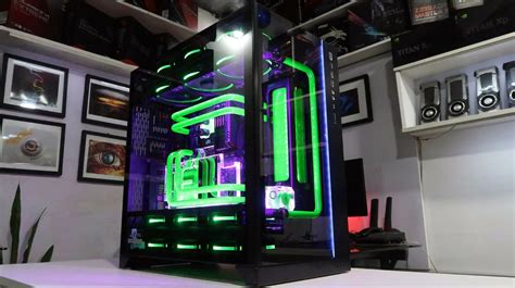 Custom Pc Build #71 "Razer" A full Asus Gaming Pc on a Lian-Li 011 ...