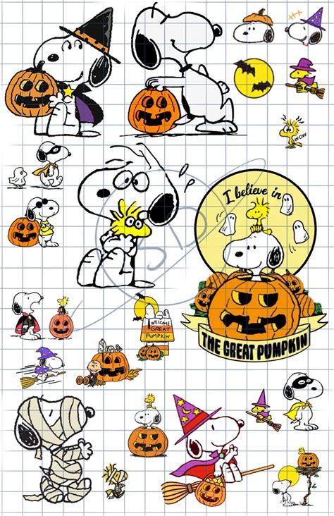 Snoopy Halloween SVG and PNG - Etsy