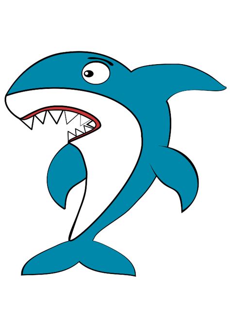 Sad Cartoon Shark