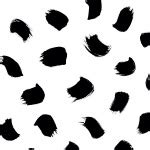 Brush Stroke Wallpaper - Black and White Self Adhesive - The Wallberry
