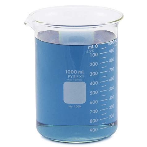 1000 ml PYREX Beaker | Low Form, Professional, from Home Science Tools