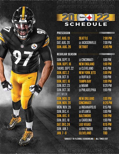 Printable Steeler Schedule 2024 - Mona Sylvia