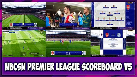 [ PES 2020 ] NBCSN Premier League Scoreboard V5 by predator002