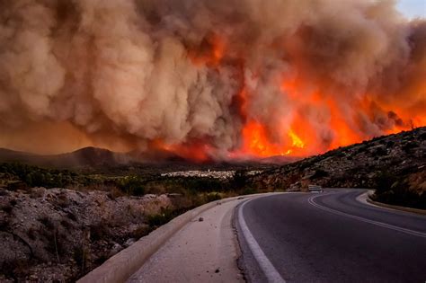 est100 一些攝影(some photos): wildfire, on Chios island, Greece. 野火