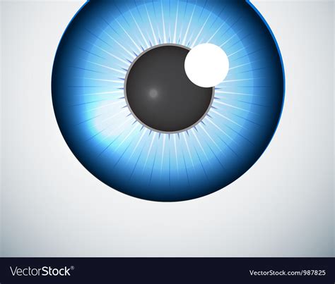 Blue eye ball background Royalty Free Vector Image