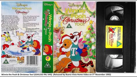 Winnie the Pooh and Christmas Too! (5th November 1992) UK VHS - YouTube