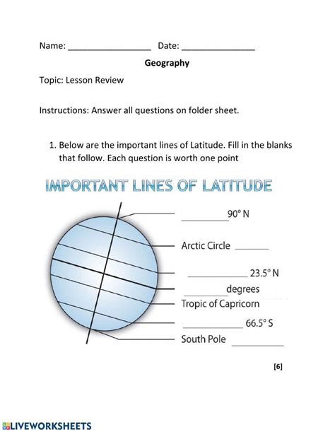 Latitude And Longitude Globe Practice Worksheets : Longitude and Latitude Printable Worksheet ...