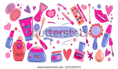 Vector Illustration Set Pictures Cartoon Style Stock Vector (Royalty ...