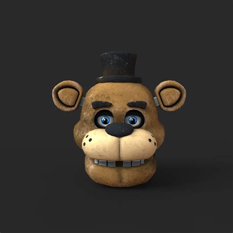 Freddy Fazbear 3D MODEL (head) 3D Model By Sdnoire, 49% OFF