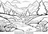 Childrens Coloring Pages River sketch template