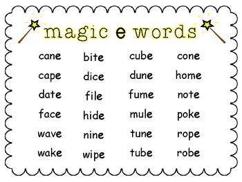 Magic E / CVCe Phonics Game by Megan Joy | Teachers Pay Teachers