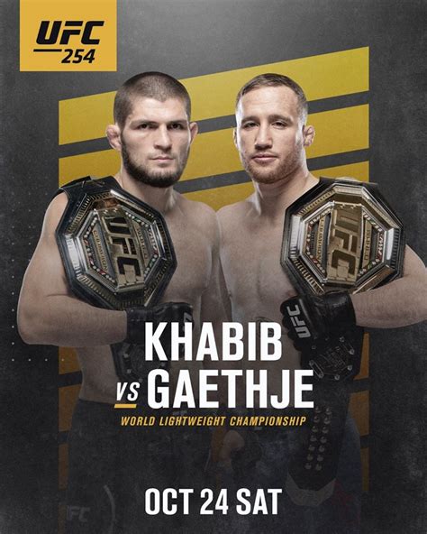 UFC 254 – Khabib vs Gaethje – FIGHTEVENTS.DE