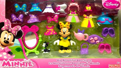 Play Doh Minnie Mouse Big Beautiful Bow-tique Playset Fisher Price Toys Minnie Doll Disney ...