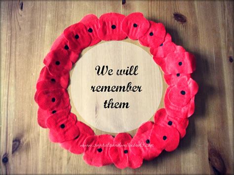 Sun Hats & Wellie Boots: Paper Plate Poppy Wreath for Remembrance