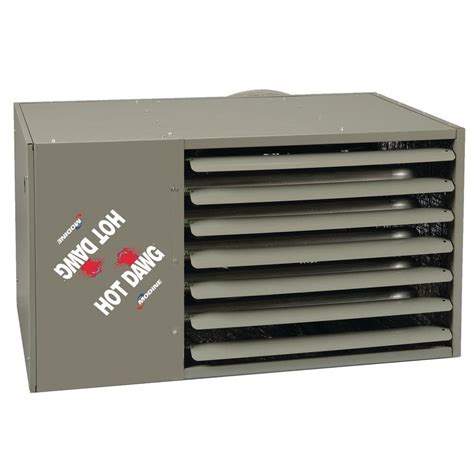 Modine Hot Dawg Separated Combustion 125,000 BTU Natural Gas Garage Ceiling Heater ...