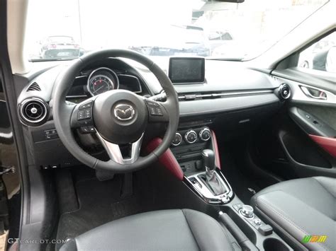 Black Interior 2017 Mazda CX-3 Grand Touring AWD Photo #118878550 | GTCarLot.com