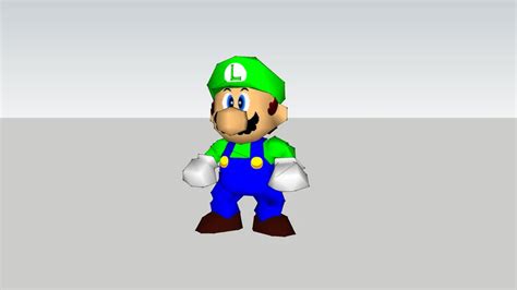 SM64 Luigi (2011) | 3D Warehouse