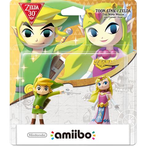 Nintendo Toon Link and Toon Zelda amiibo Figures NVLEAK2A B&H