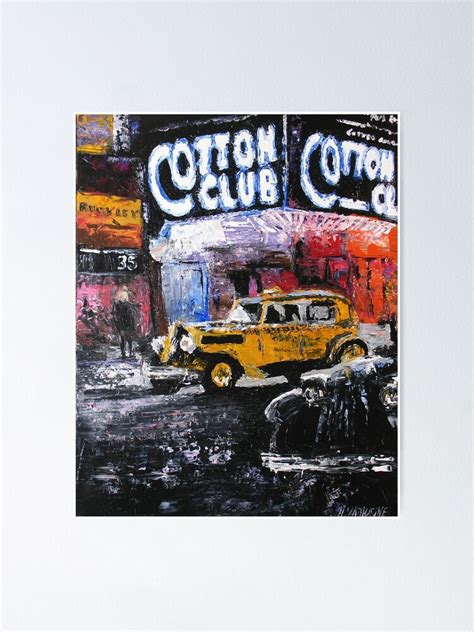 "COTTON CLUB" Poster for Sale by iconic-arts | Redbubble