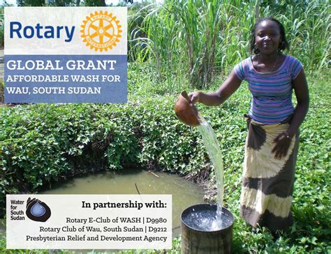 Rotary Global Grant: Affordable WASH for Wau, South Sudan — Water for ...