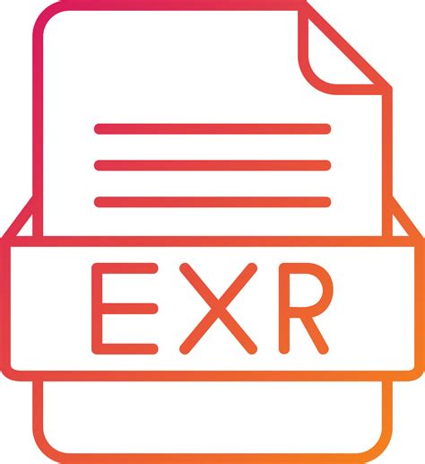 EXR File Format Icon 29148572 Vector Art at Vecteezy