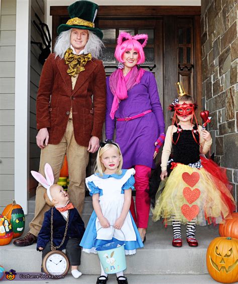 Coolest Alice in Wonderland Family Costume