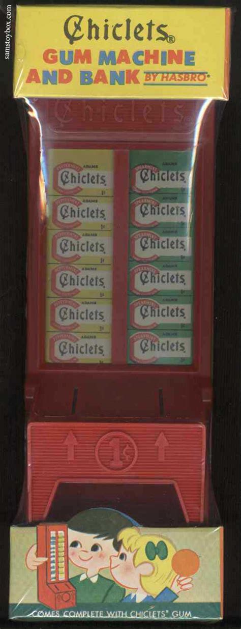 Chiclets Gum Machine and Bank by Hasbro - Sam's Toybox