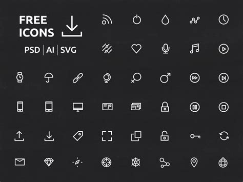 Latest Collection of Free SVG Icons | CSS Author