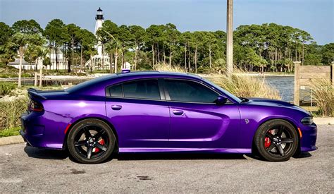 2018 Dodge Charger Hellcat in Plum Crazy Purple | Dodge charger hellcat ...