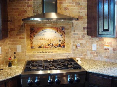 Tuscany Arch tile mural backsplash | Mediterranean kitchen backsplash, Kitchen tiles