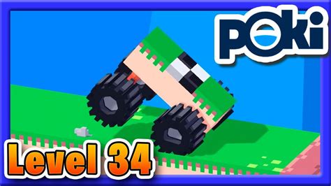 How to Beat Drive Mad Level 34 at Poki Car Games [4K] - YouTube