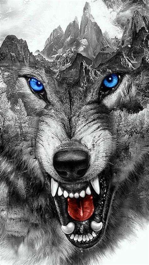 Angry Wolf Wallpapers - Top Free Angry Wolf Backgrounds - WallpaperAccess