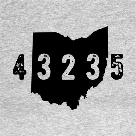 43235 zip code Worthington Columbus Ohio - 43235 Zip Code Worthington Ohio - T-Shirt | TeePublic